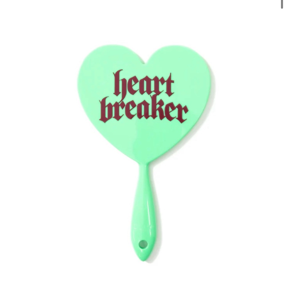 Jeffree Star Heartbreaker Green Heart Hand Mirror